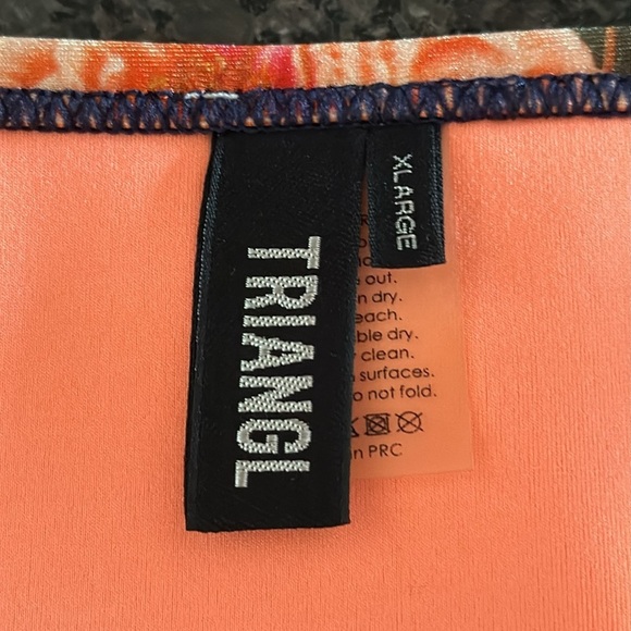 Triangl Neoprene Tropical Print Bikini Swimsuit - Picture 5 of 6